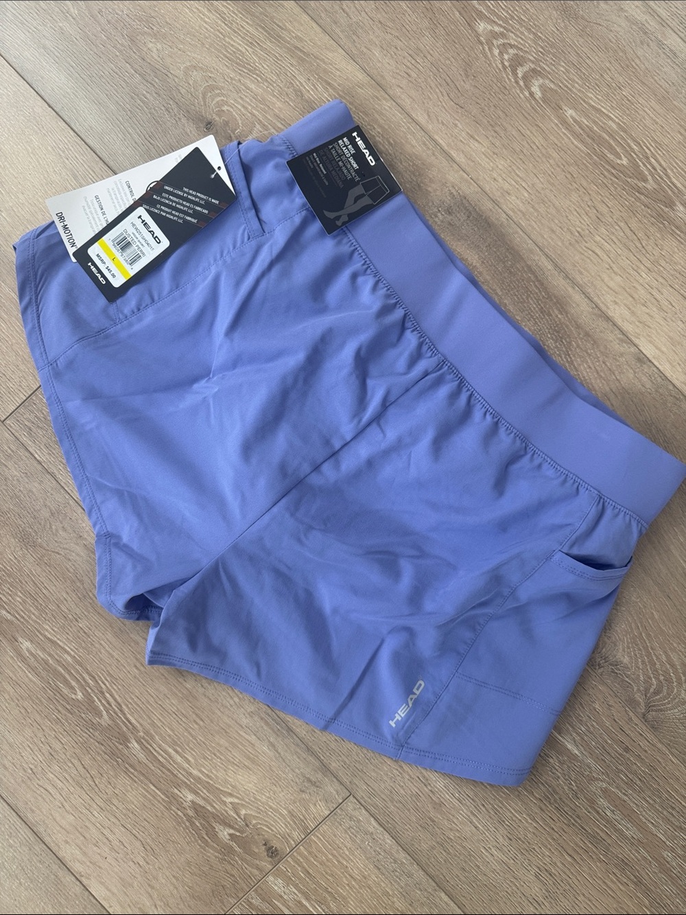 NWT Head Lavender Athletic Shorts with Pockets